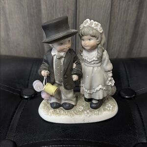 Vintage Always & Forever Bahner Verkerke Bride & Groom Kids Collectible Figurine